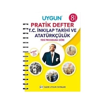 8.Sınıf T.C İnkılap Tarihi ve Atatürkçülük Pratik Defter- Sadık Uygun