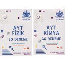 Çöz Kazan Ayt Fizik Ve Kimya Deneme Seti 2 Kitap