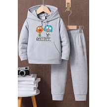 Panios Kids Erkek Çocuk Baskı Detaylı Alt-üst Takım Kırmızı