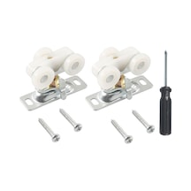 Suntek Sürgülü Cep Kapısı Silindirler Montaj Tornavida-ile Suntek Sürgülü Cep Kapısı Silindirler Montaj Tornavida-ile