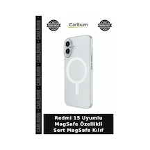 Redmi 15 Uyumlu Magsafe Özellikli Sert Magsafe Kılıf Koruma Kapağı Mobil Aksesuar Telefon Örtüsü çok renkli