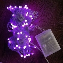 Hubrendy Emin 10m 100 Led Damla Uçlu Pembe Işık Şeffaf Kablo