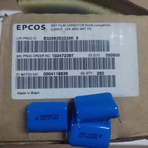 B3259s3335k9 3.3mf 220v 22,5mm Damla Polyester Kondansatör 5 Adet