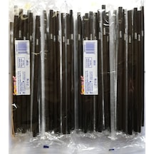 Siyah Pipet 50'li 2 Paket Jelatinli Sargılı Frozen Körüklü Pipet