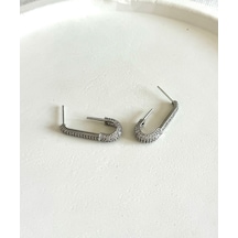 Kadın Küpe Vip Seri Çengel İğne Model Zirkon Taş Kararmaz Küpe 001