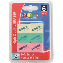GLOBOX SOFT SİLGİ 6 LI 2054