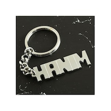 Hanım - 195 - - Novapazr - İsimli Anahtarlık- Çok Renkli