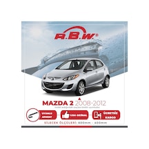RBW Mazda 2 2008 - 2012 Ön Muz Silecek Takımı