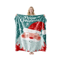 Noel Fral Küçük Battaniye Festival Atmosferi Pratik Kullanım-mt-flr-103 150 100 Yeşil