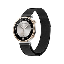 Huawei Gt4 18mm Uyumlu Krd-01 Metal Mkst Kordon-siyah