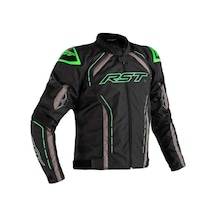 Rst S1 Mevsimlik Motosiklet Ceketi Siyah Neon Yeşil
