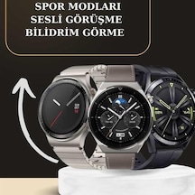 Aynalı Bluetooth Kulaklık Yeni Nesil Akıllı Saat Titreşimli Nabız Ölçer Spor Modları