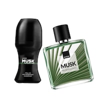 Avon Musk Metropolitano Erkek Parfüm EDT 75 ML + Musk Metropolitano Erkek Roll-On Deodorant 50 ML
