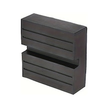 Xuweiwei Siyah Kriko Askı Pabucu Oluklu Çerçeve Ray Zemin Kriko Koruma