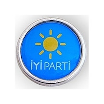 Yörük Tasarım Iyi Parti Damla Mineli Yaka Rozeti Gümüş