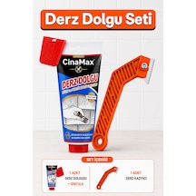 400 Ml Beyaz Derz Dolgusu + Derz Kazıyıcı Seti Fayans Seramik Derz Yenileme Ve Tamir Kiti