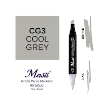 Twin Çift Uçlu Marker Kalemi Cg3 Cool Grey