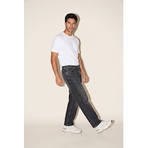 Jsco Erkek N Baggy Jean Pantolon Js5563-f12-n Füme - Siyah