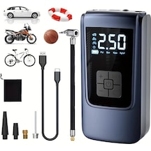 Willowhaven Kablosuz Taşınabilir 150psı Led Ekranlı Şarj Edilebilir Araba Motosiklet Bisiklet Lastik Pompası