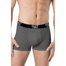 1 Adet Füme Renk Likralı Modal Boxer Füme