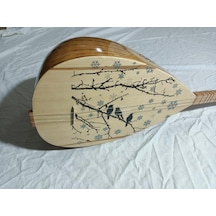 Idol Kuş Dal İşlemeli Uzun Sap Saz Tam Set