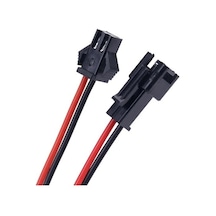 2 Pin Sm Jst Kablo 10Cm Erkek - Dişi 1 Takım 2 Li Kablo Söketi 25 Adet