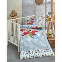 Komfort Home V17 %100 Pamuklu Silikon Elyaf Bebek Yorgan Seti