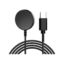 Samsung Galaxy Watch 7/6/5 Pro/4/3 İçin Yedek Şarj Kablosu 100 Cm Uzunluk Güçlü Manyetik Bağlantı Stabil Tutuşlu Deformasyona Karşı Dayanıklı Type-c Samsung Watch 7 Şarj Aleti Kablosu Siyah Çok Renkli