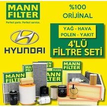 Hyundai I20 1.4 Crdi Mann-Filter Filtre Bakım Seti 2009-2013