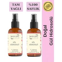 Gül Suyu 200ml- Yağı Alınmamış Saf Tam Yağlı Gül Hidrosolü 2 X 100 Ml