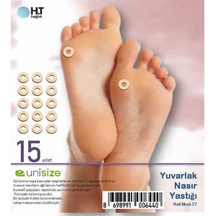 15 Adet Yuvarlak Nasır Koruyucu Yastık, Konfor Sağlayan Rahat Tasarım