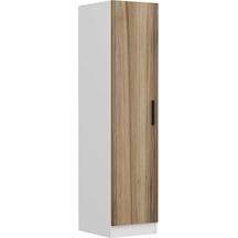 Minar Kale 1 Kapaklı Raflı Dolap Beyaz - Dore 190cm