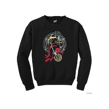 Fullmetal Alchemist Siyah Sweatshirt Siyah