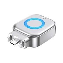Akıllı Şarj Ayırıcı Type-c, Otomatik Enerji Kesme Destekli Şarj Koruma Aparatı, Telefon Tablet Notebook Powerbank Uyumlu Led Göstergeli, X01, Gri