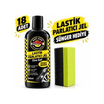 18'li Lastik Parlatıcı Jel- Sünger Hediyeli 500 Ml