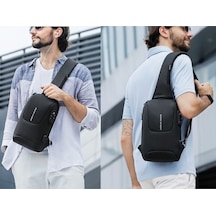 Wenlin Crypto Mr-7039 Kilitli Usb Şarj Portlu Omuz Çantası - Güvenli Ve Şık 03