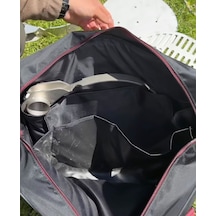 Bravon Outdoor 21 Litre Kamp - Mangal Çantası Körüklü 3 Bölme Ve Astarlı Siyah