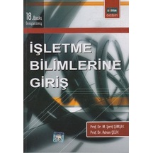 İşletme Bilimlerine Giriş - M. Şerif Şimşek -  Adnan Çelik - Eğitim Yayınevi