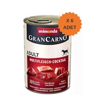 Animonda Grancarno Karışık Etli Yetişkin Köpek Konservesi 400gr X 6 Adet
