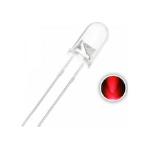 5 MM Şeffaf Kırmızı Led Kento Marka