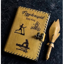 Fizyoterapist İsme Özel Deri Defter
