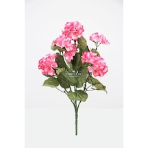 Yapay Çiçek Büyük Sardunya Demet 40 Cm Açık Pembe