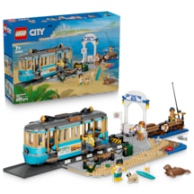LEGO® City Klasik Plaj Tramvayı 60506 - 7 Yaş ve Üzeri Çocuklar için 5 Minifigür İçeren Yaratıcı Oyuncak Yapım Seti (693 Parça)