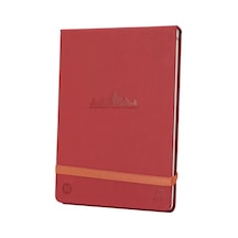 Mount Bloknot Defter A5 Kareli - Kırmızı