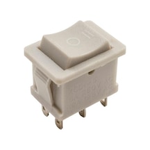 KCD1-5 ON-OFF-ON Anahtar 6-Pin - Gri