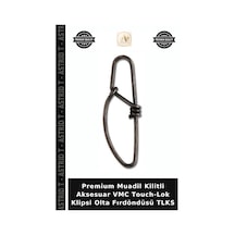 Premium Muadil Kilitli Aksesuar Vmc Touch-lok Klipsi Olta Fırdöndüsü Tlks No:4 - 7lı