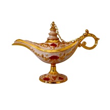 Dekoratif Alaaddin Sihirli Lambası - Vintage Tasarım, 13x8.5 Cm