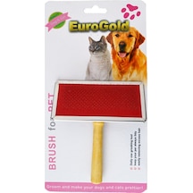 Gldısptm 8681144190585 Euro-gold Kedi Köpek Tahta Saplı Fırça L