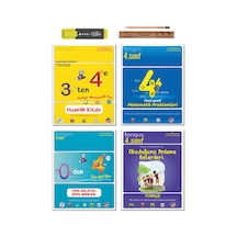 Tonguç 4. Sınıf 3 ten 4 e Hazırlık Tekrar Seti - Okuduğunu Anlama - Matematik Problemleri Set 4 Kitap