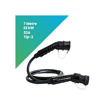 Filşarj 22 KW 7 M Elektrikli Araç Ac Tip-2 Şarj Kablosu